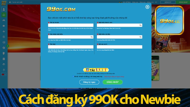 Cách đăng ký 99OK cho Newbie